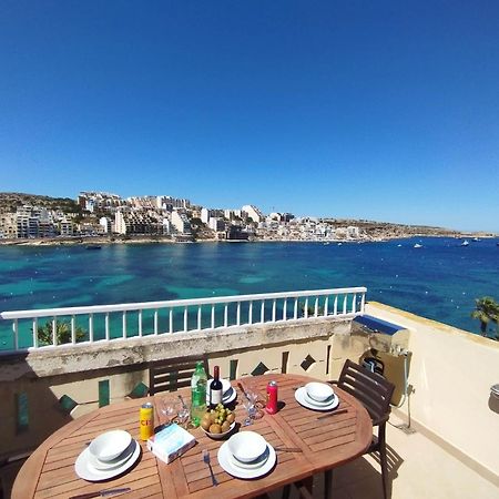 Apartamento Blue Harbour Seafront Penthouse With Large Terrace With Panoramic Sea Views - By Getawaysmalta Bahía de San Pablo Exterior foto