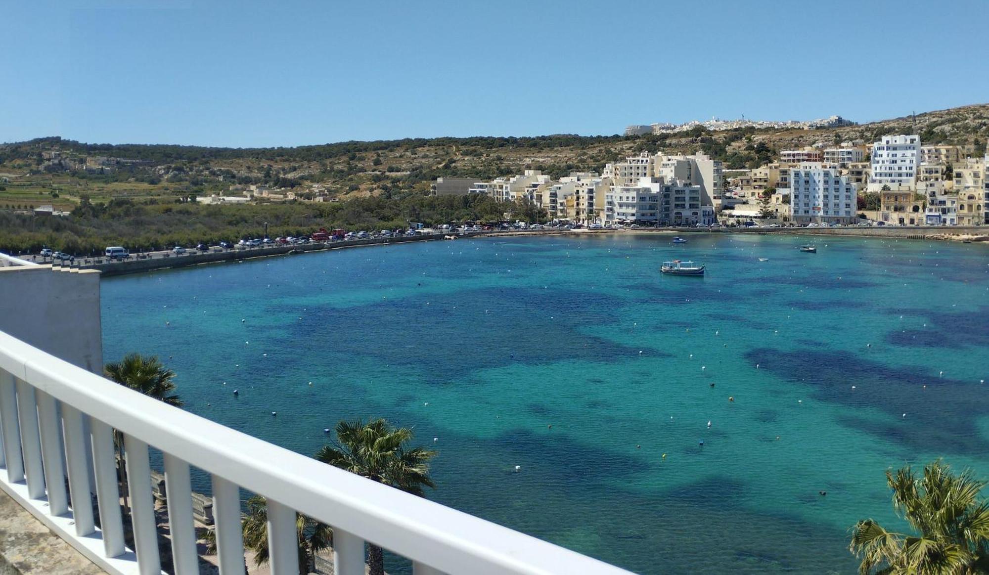 Apartamento Blue Harbour Seafront Penthouse With Large Terrace With Panoramic Sea Views - By Getawaysmalta Bahía de San Pablo Exterior foto